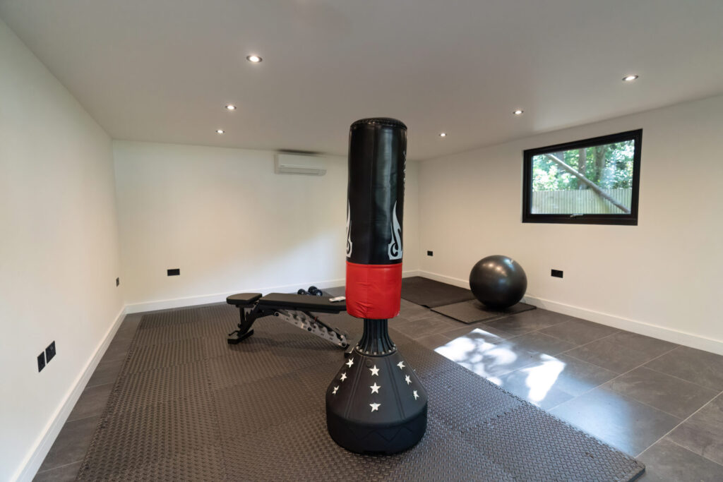 Gym inside a Garden Room