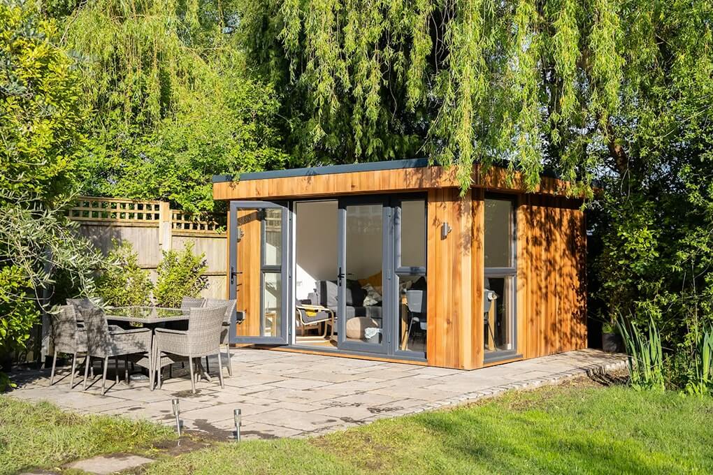 Garden Room on Stone Patio