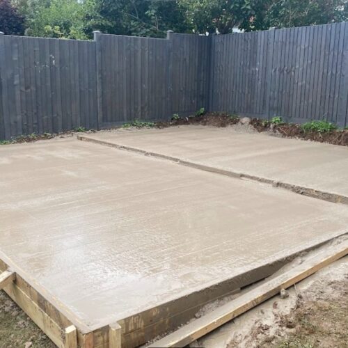 concrete foundation for garden room-min concrete garden room foundation
