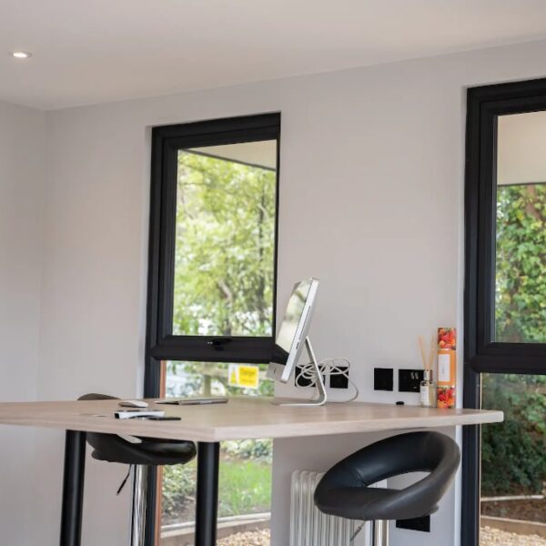 Office Desk and Chairs in a Garden Room