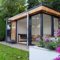 Garden Room with Open Doors