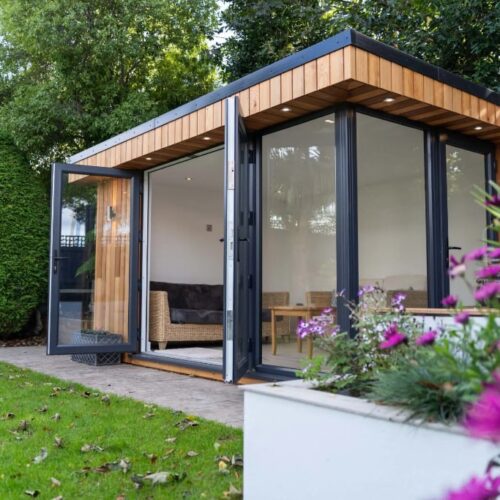 Garden Room with Open Doors