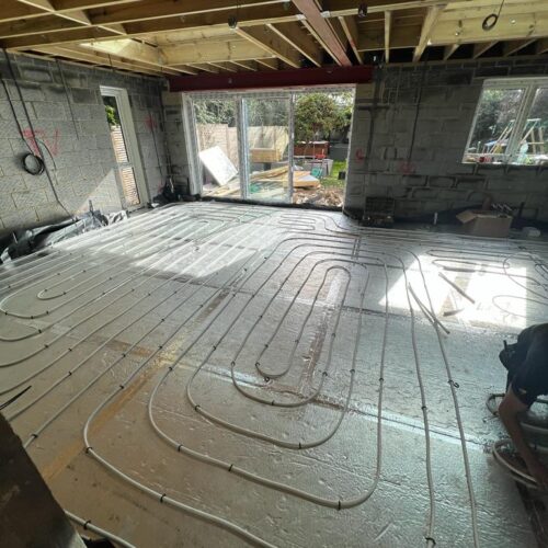 Installing the Floor in a Garden Room