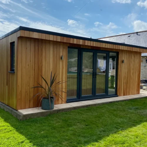 Garden Room on Stone Patio