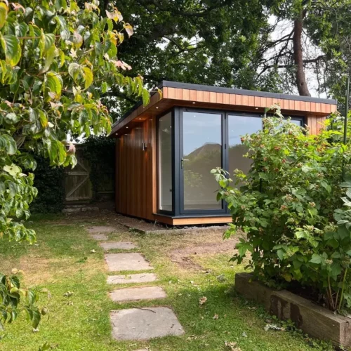 Garden Room Surrounded by Plants