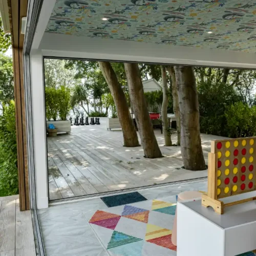 Coconuts Clubhouse Interior with Open Doors