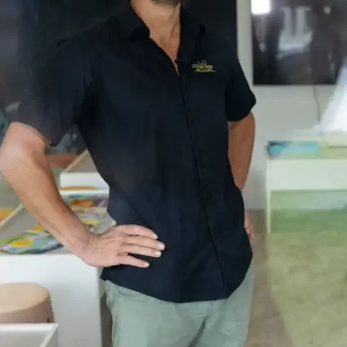 Tom from Garden Room Solutions in the Coconuts Clubhouse