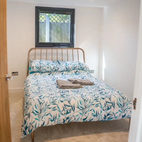 Bed in Garden Room