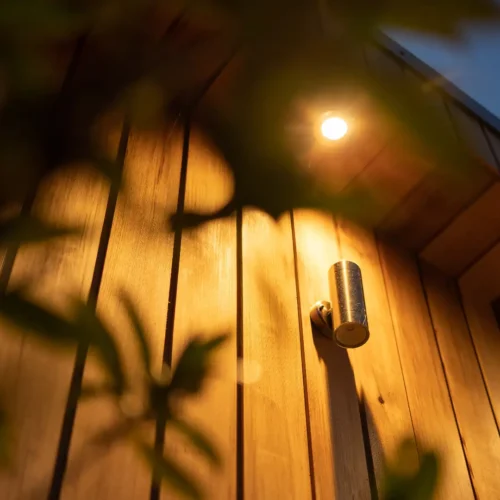 Garden Room Lights at Night