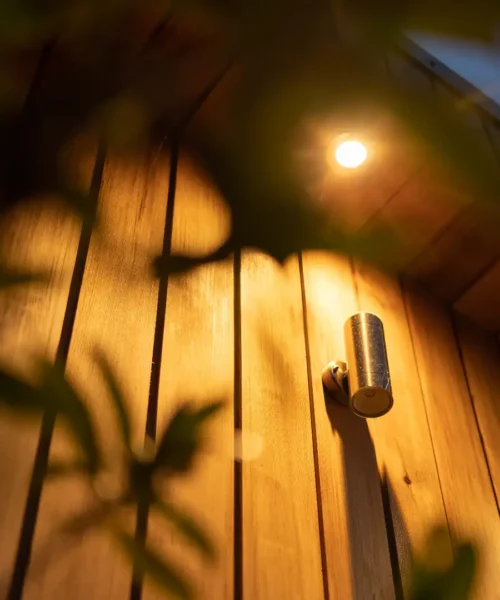 Garden Room Lights at Night