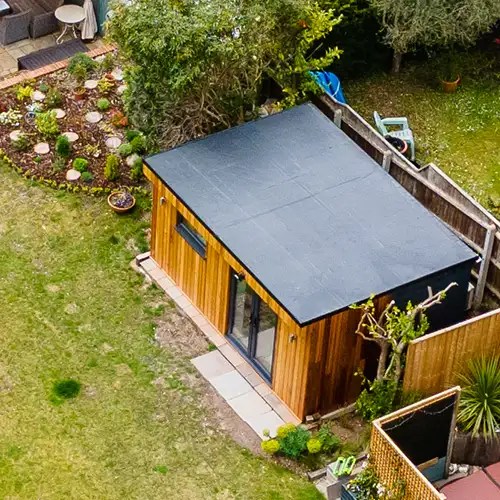 Garden Room EPDM Rubber Roof