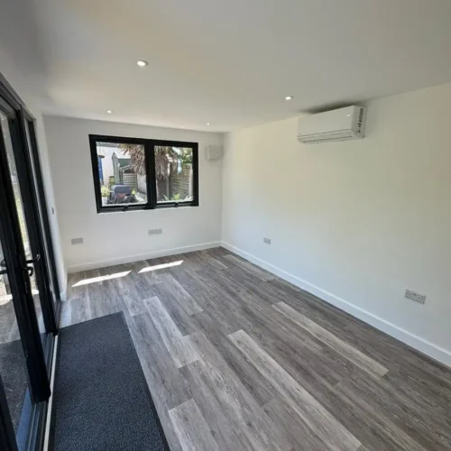 Salisbury Home Office and Gym Garden Room Interior