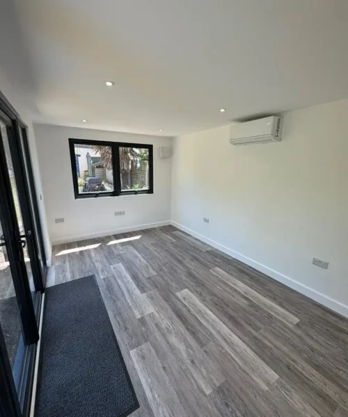 Salisbury Home Office and Gym Garden Room Interior