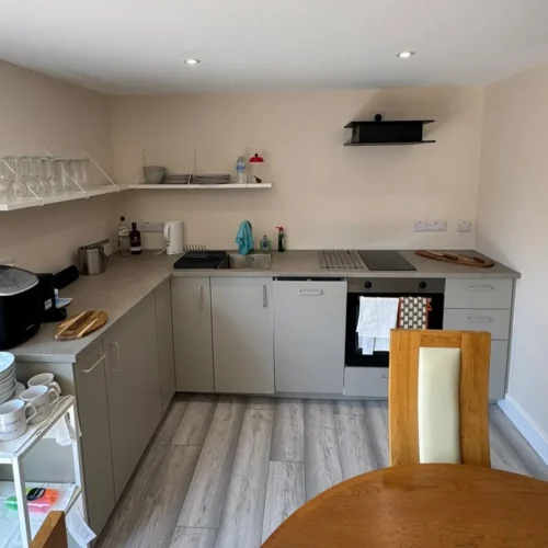 garden entertainment room build Corfe Mullen kitchen